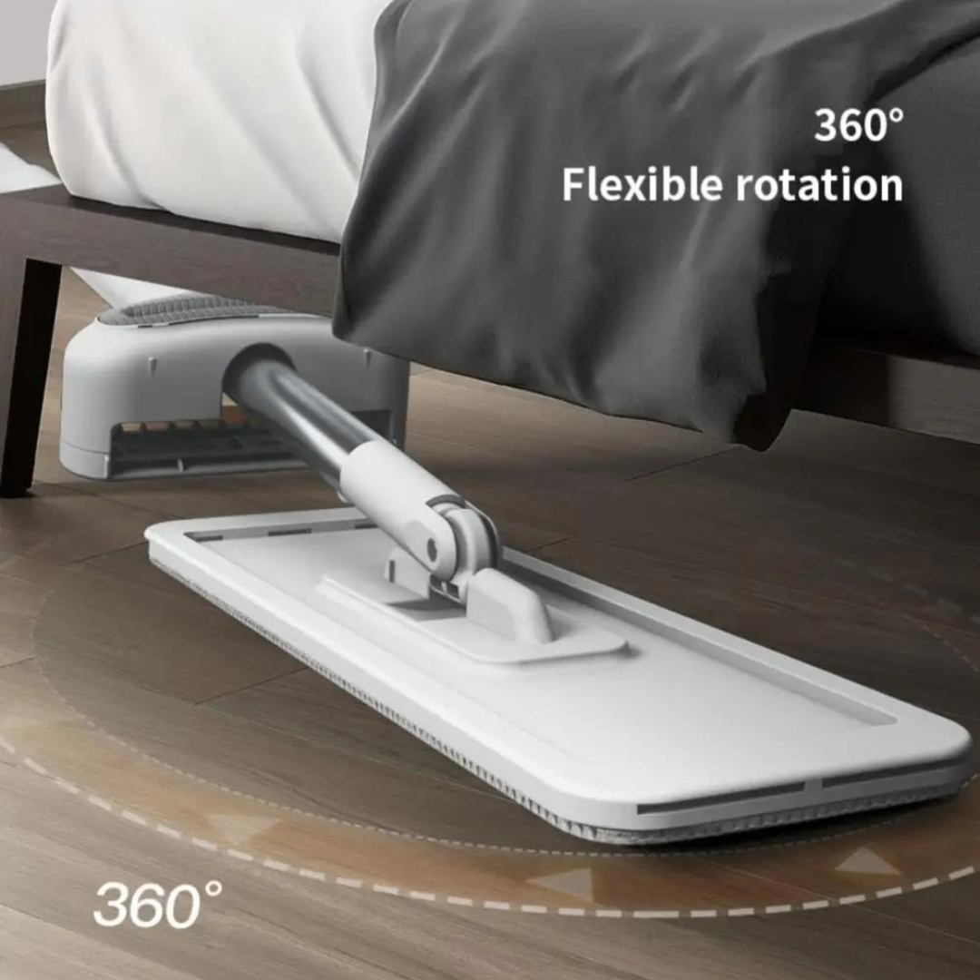 Cleaner Pro™ – De Zelfreinigende FlatMop die JOUW Vloer Bacterievrij Houdt! + 5 GRATIS Super-absorberende Mop Pads