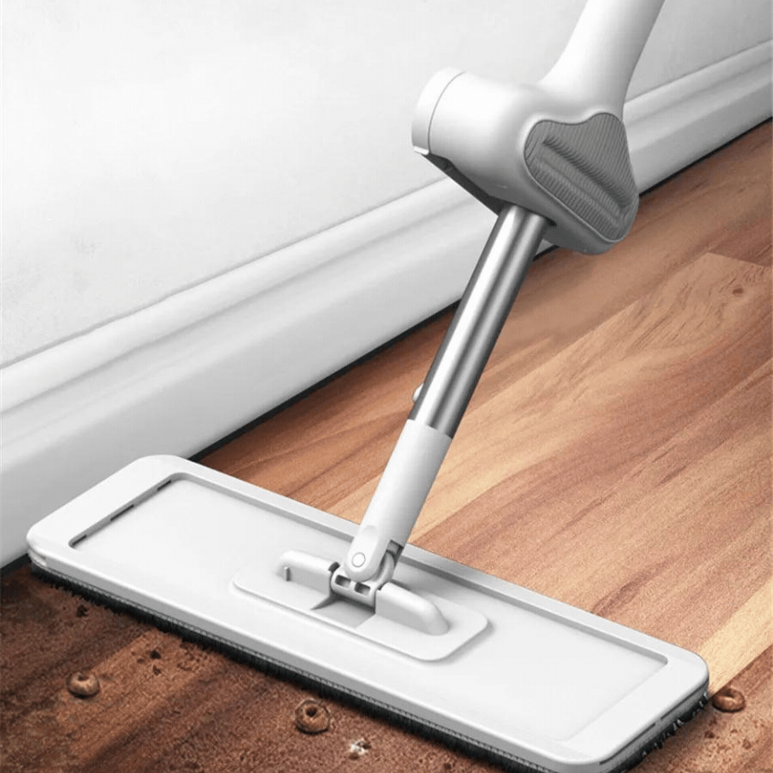 Cleaner Pro™ – De Zelfreinigende FlatMop die JOUW Vloer Bacterievrij Houdt! + 5 GRATIS Super-absorberende Mop Pads